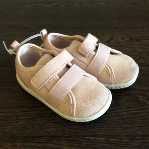 Stride Rite Blush Pink Suede Sneakers
